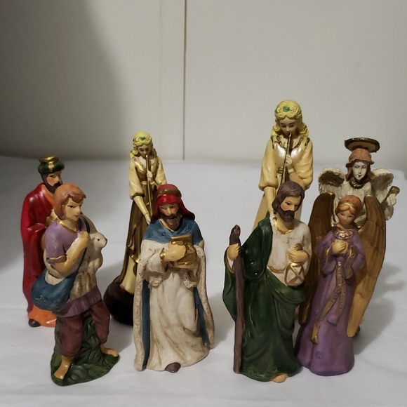The Unbranded Brand Other - Vintage‎ Holiday Nativity Collection Figurine (8)